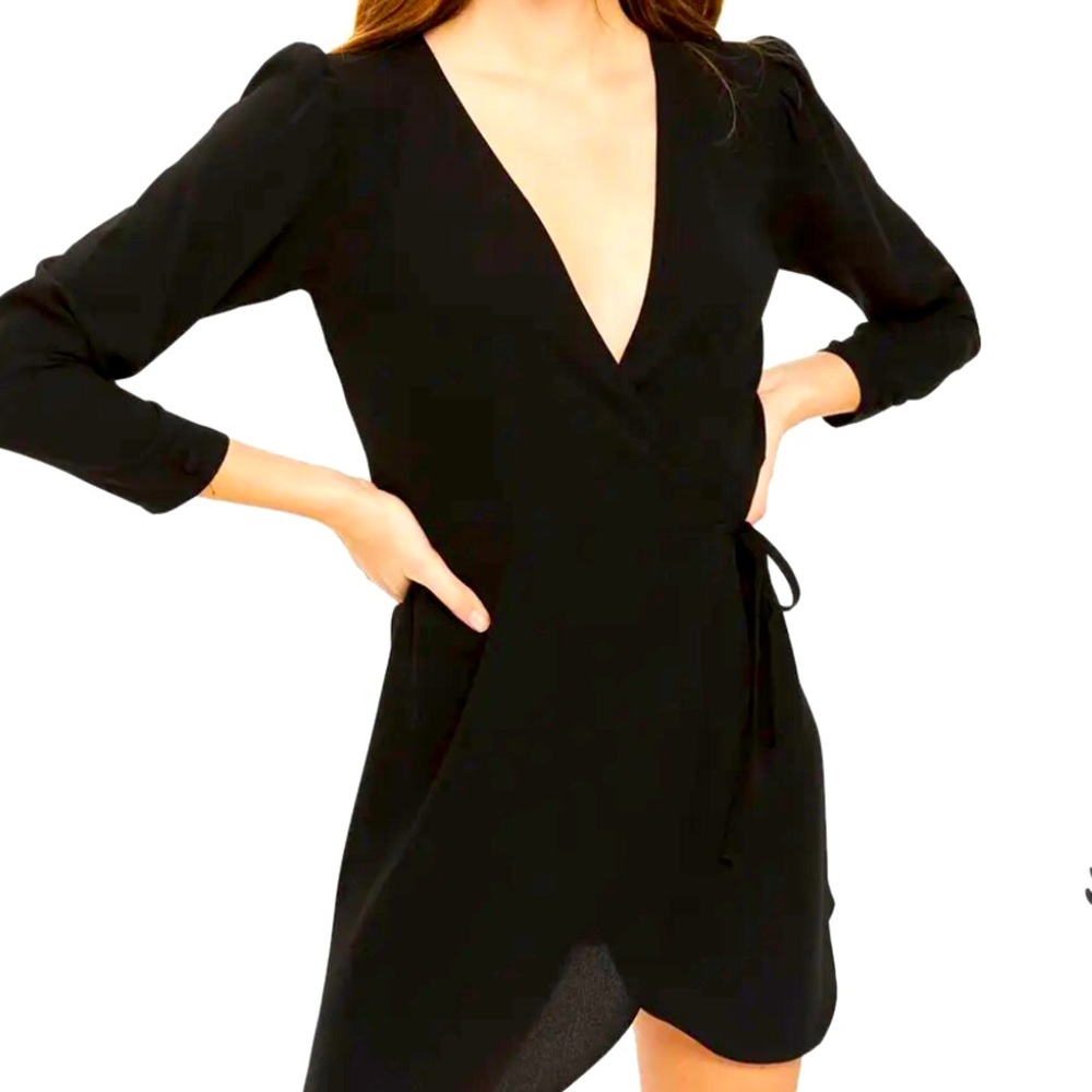 TOPSHOP-flattering & versatil crepe wrap dress.